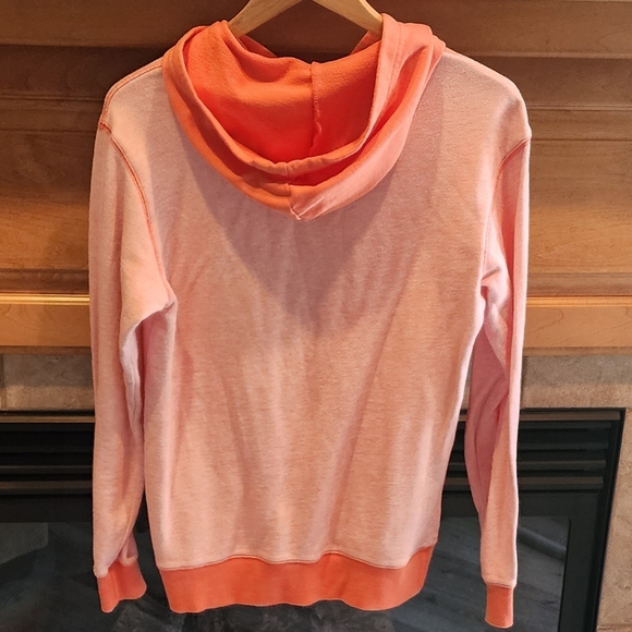 Edgar & Ash Men's Small Orange Hooded Sweatshirt No String - Picture 4 of 5